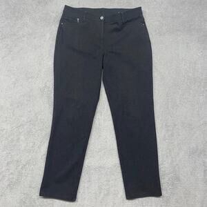 Chicos Pants Womens 16‎ Gray So Slimming Elastic Waist Stretch Comfort Casual 3